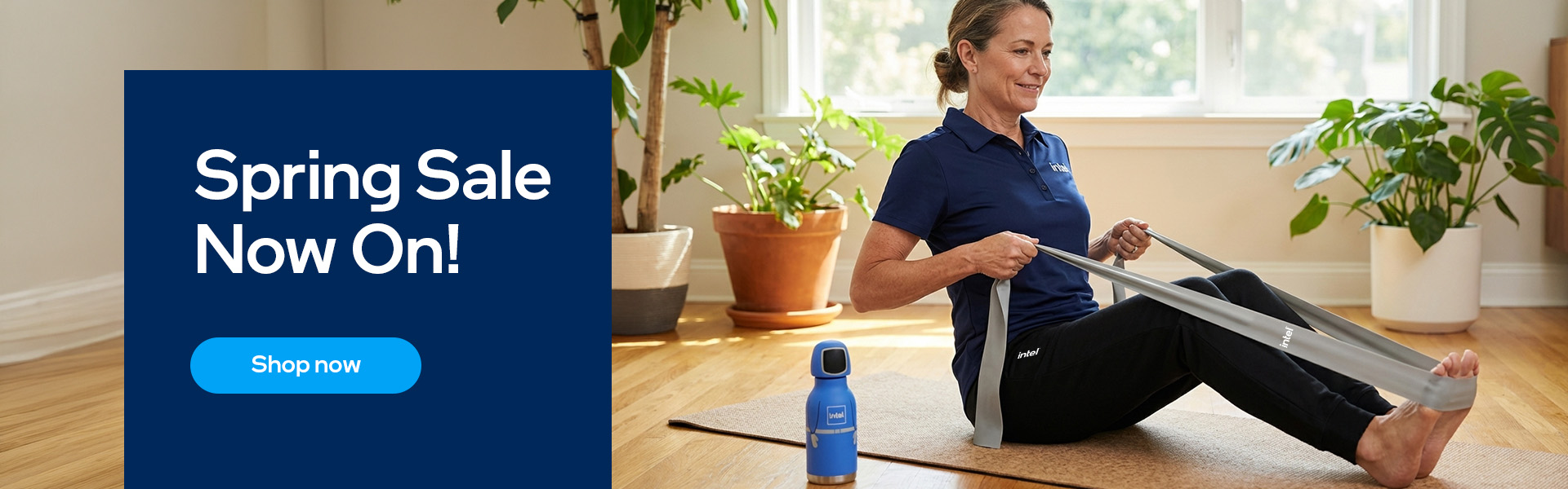 Intel Spring Sale banner.
